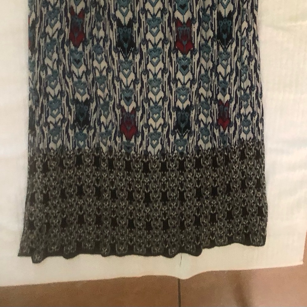 Bila Blue, Black, White, Red Sleeveless Maxi Sundress - Picture 6 of 14